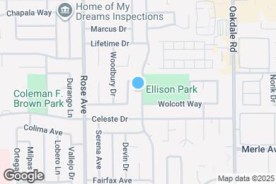 Map image of the property - 2025 Ellison Dr
