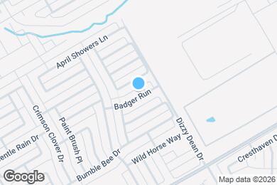 Map image of the property - 1021 Badger Run