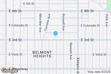 Map image of the property - 4045 E 3rd St
