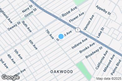 Map image of the property - 716 Sunset Ave