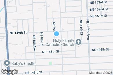 Map image of the property - 14825 NE 9th Ct