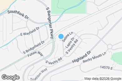 Map image of the property - 14354 S Debrian Way