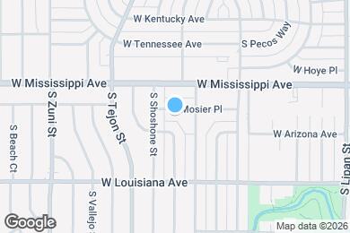 Map image of the property - 1850 W Mosier Pl