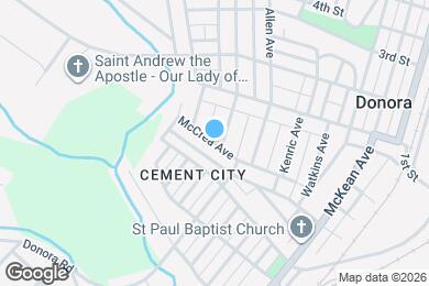 Map image of the property - 560 McKean Ave