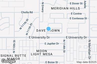 Map image of the property - 11236 E Cicero St