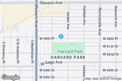 Map image of the property - 1626 W 60th Pl