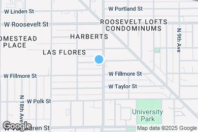 Map image of the property - 1505 W Pierce St