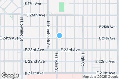 Map image of the property - 1610 E 24th Ave