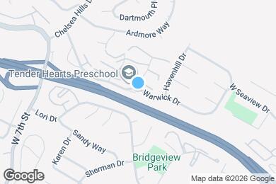 Map image of the property - 138 Warwick Dr
