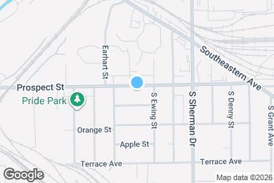 Map image of the property - 3569 Prospect St