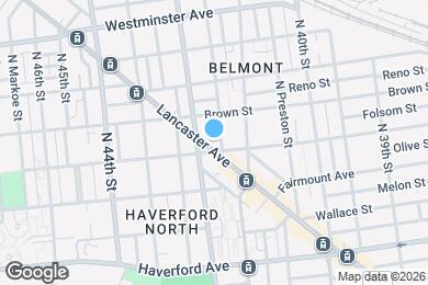 Map image of the property - 4149 Lancaster Ave