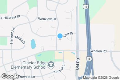 Map image of the property - 603 Military Ridge Dr