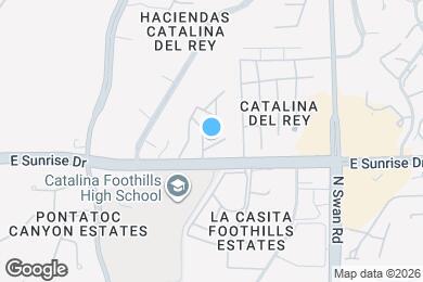 Map image of the property - 5634 N Calle de la Reina