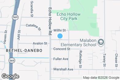 Map image of the property - 4146 Avalon St