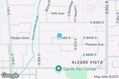 Map image of the property - 440 E 8490 S