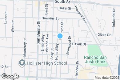 Map image of the property - 1034 Prune St