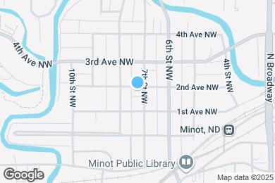 Map image of the property - 123 7th St NW