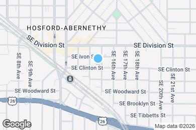 Map image of the property - 1431-1433-1433 SE Clinton St