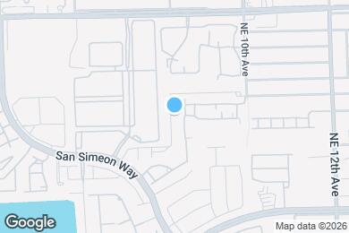 Map image of the property - 21001 NE 8th Ave