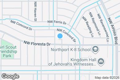 Map image of the property - 420 NW Byron St