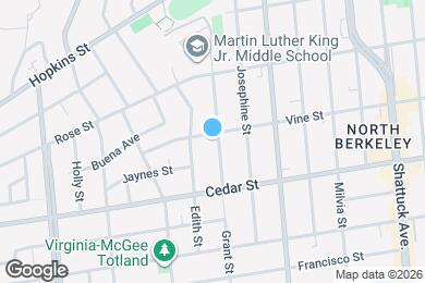 Map image of the property - 1504 Grant St