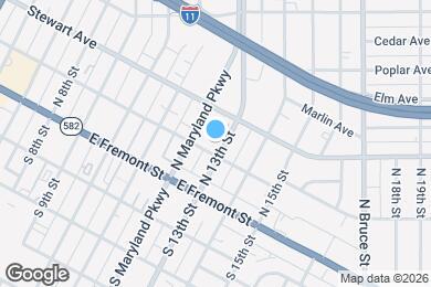 Map image of the property - 203 N 13th St