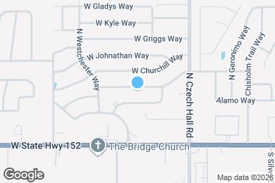 Map image of the property - 1034 W Dorchester Way