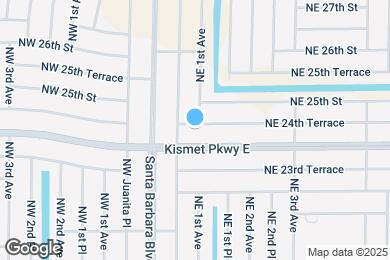 Map image of the property - 30 NE 24th Terrace