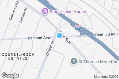 Map image of the property - 2505 East Ave