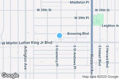 Map image of the property - 1901 W Martin Luther King Jr Blvd