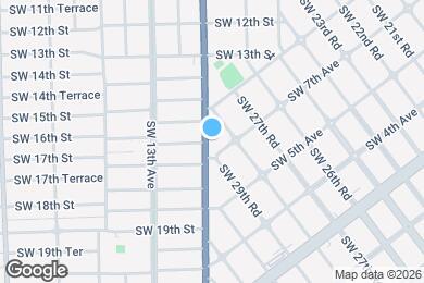 Map image of the property - 1575 SW 12th Ave