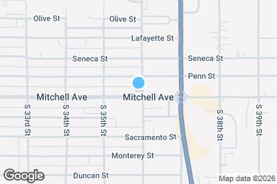 Map image of the property - 3525 Mitchell Ave