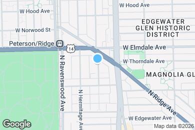 Map image of the property - 5964 N Paulina St