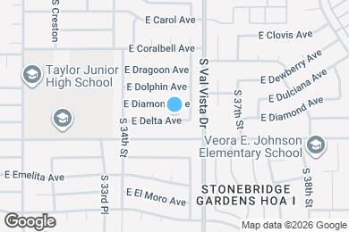 Map image of the property - 3528 E Delta Ave