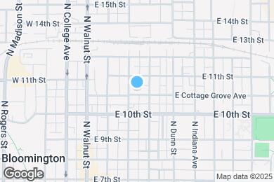 Map image of the property - 311 E Cottage Grove Ave