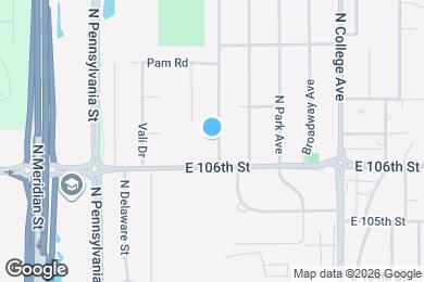 Map image of the property - 10608B Central Ave