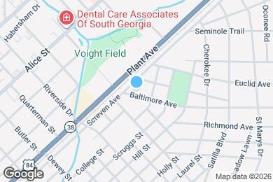 Map image of the property - 205 Baltimore Ave