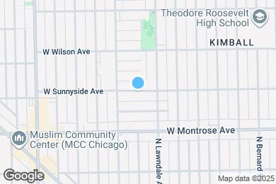Map image of the property - 3749 W Sunnyside Ave
