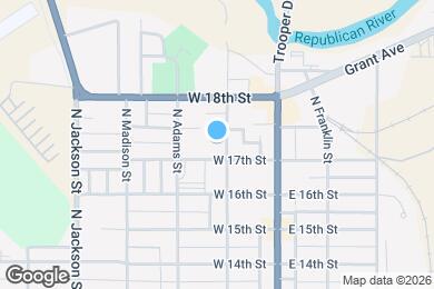Map image of the property - 1706 N Jefferson St