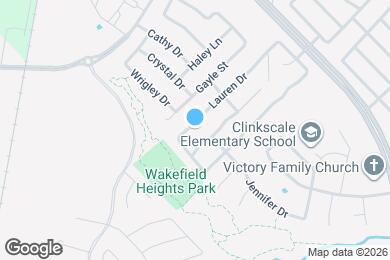 Map image of the property - 1433 Lauren Dr