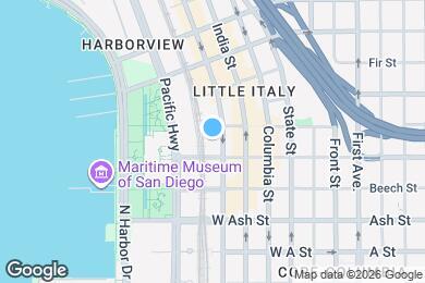 Map image of the property - 1670 Kettner Blvd