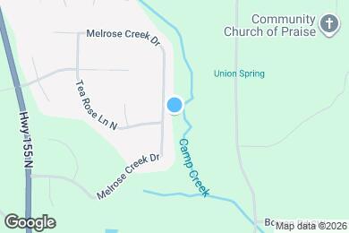 Map image of the property - 146 Melrose Creek Dr