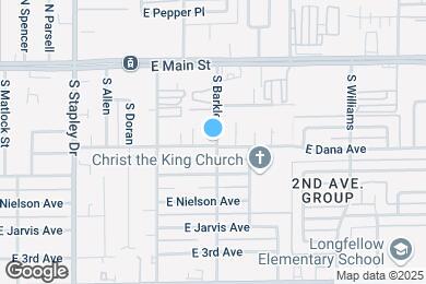Map image of the property - 1434 E Dana Ave
