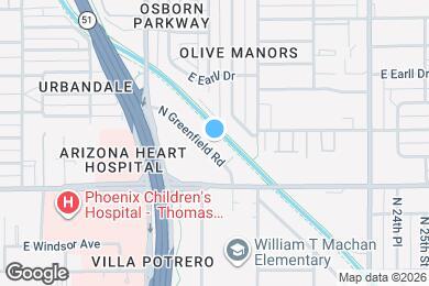 Map image of the property - Radius Apartments