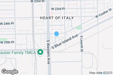 Map image of the property - 2513 S Claremont Ave