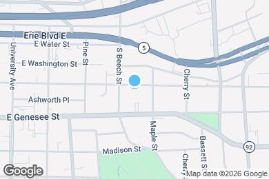 Map image of the property - 1408 E Fayette St