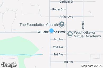 Map image of the property - 418 W Lakewood Blvd