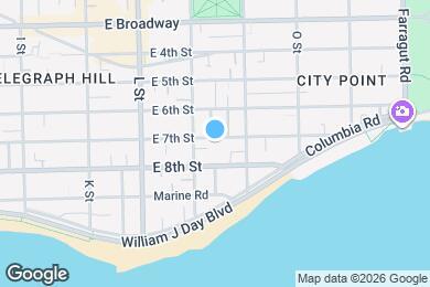 Map image of the property - 695 E 7th St