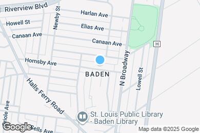 Map image of the property - 853 Hornsby Ave