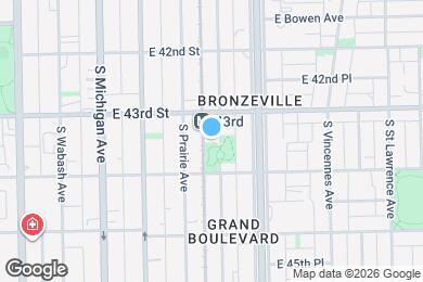 Map image of the property - 4326 S Calumet Ave
